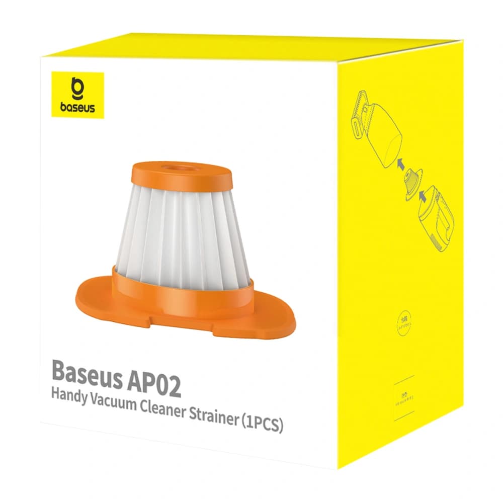 Filtru pentru aspirator Baseus AP02 6000Pa portocalie - 2
