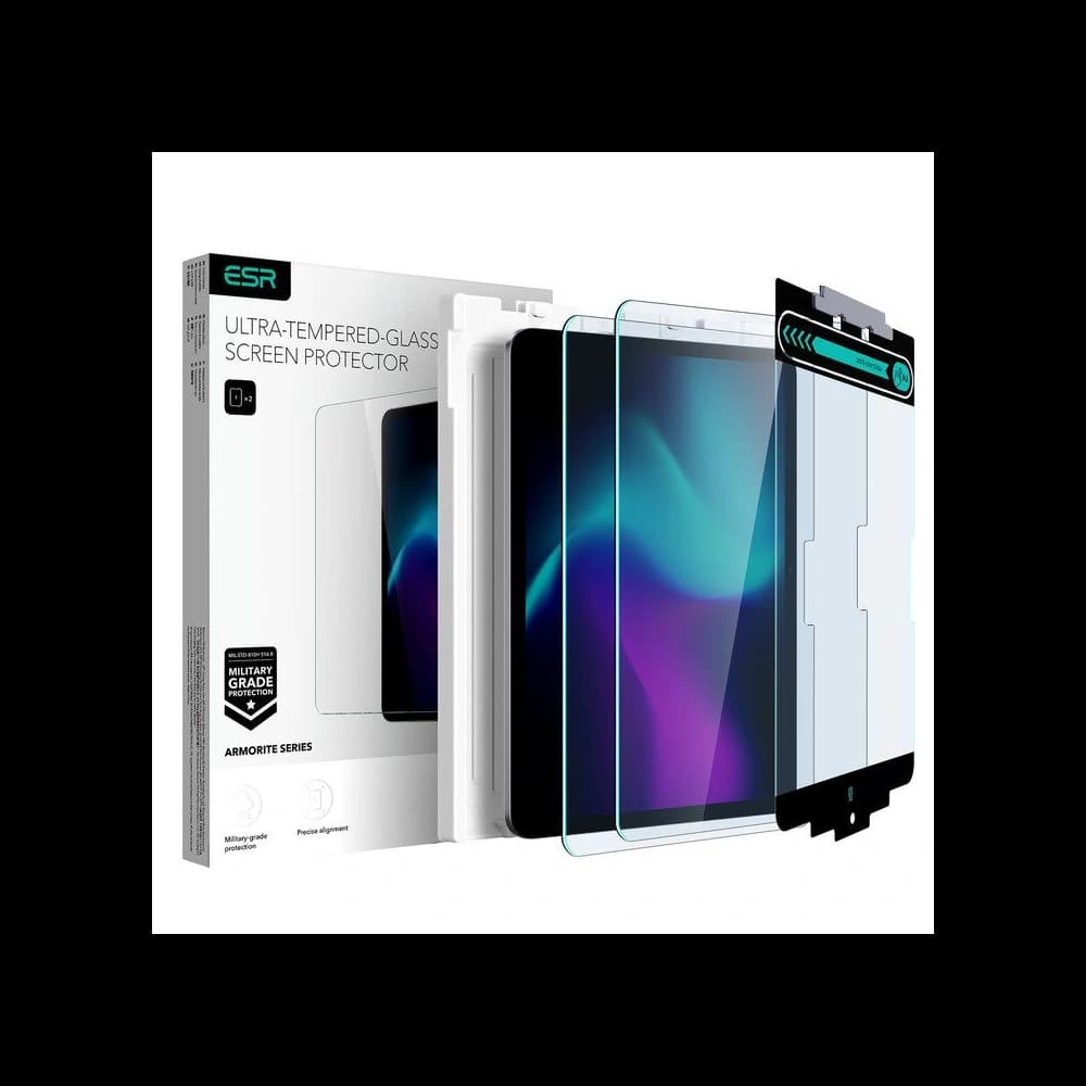 Sticlă securizată ESR Armorite Apple iPad Pro 13" 2024 (a 7-a generație) Clear [2 PACK] - 1