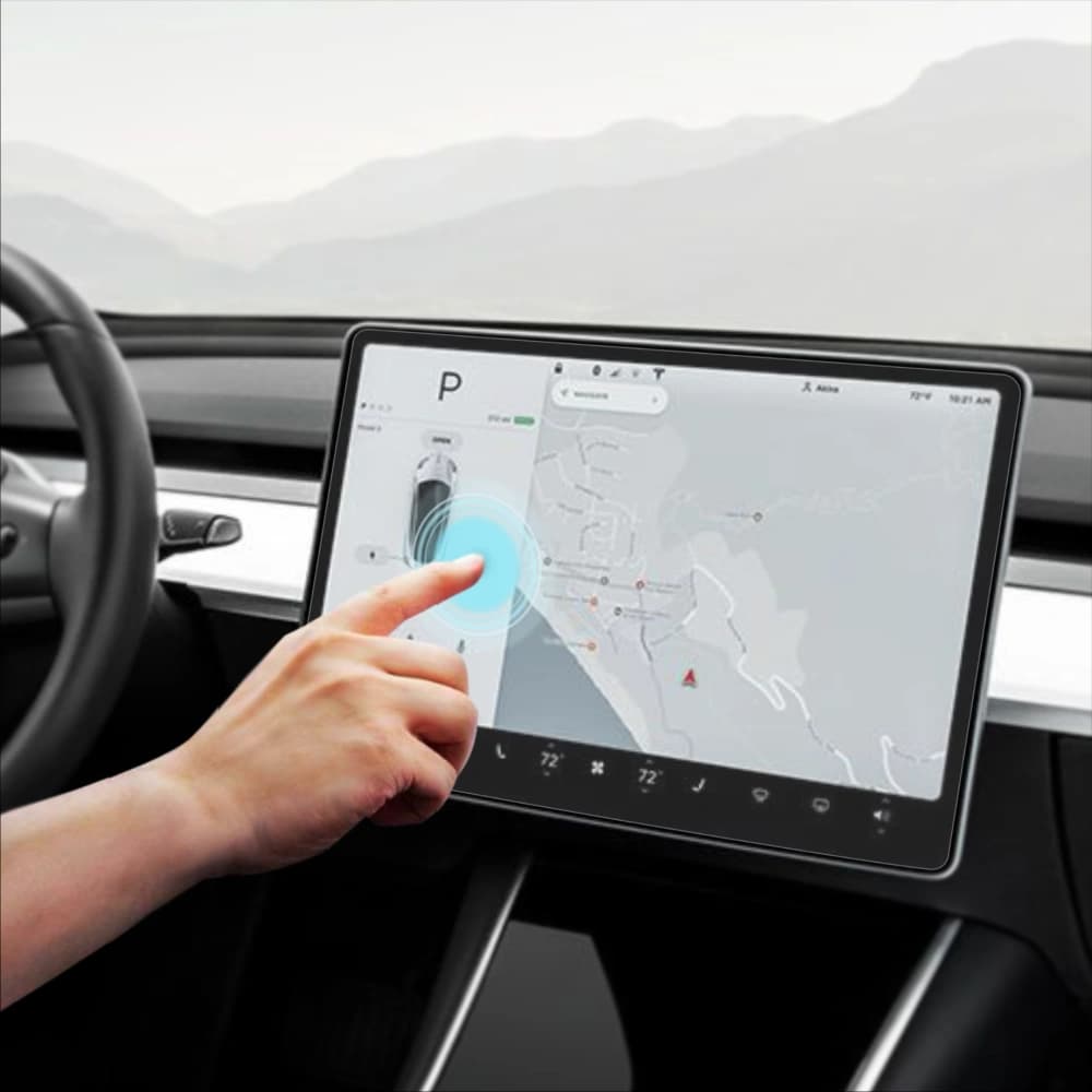 Fólie matná GrizzGlass MatteScreen Easy pro Tesla Model 3 2017-2024 - 4