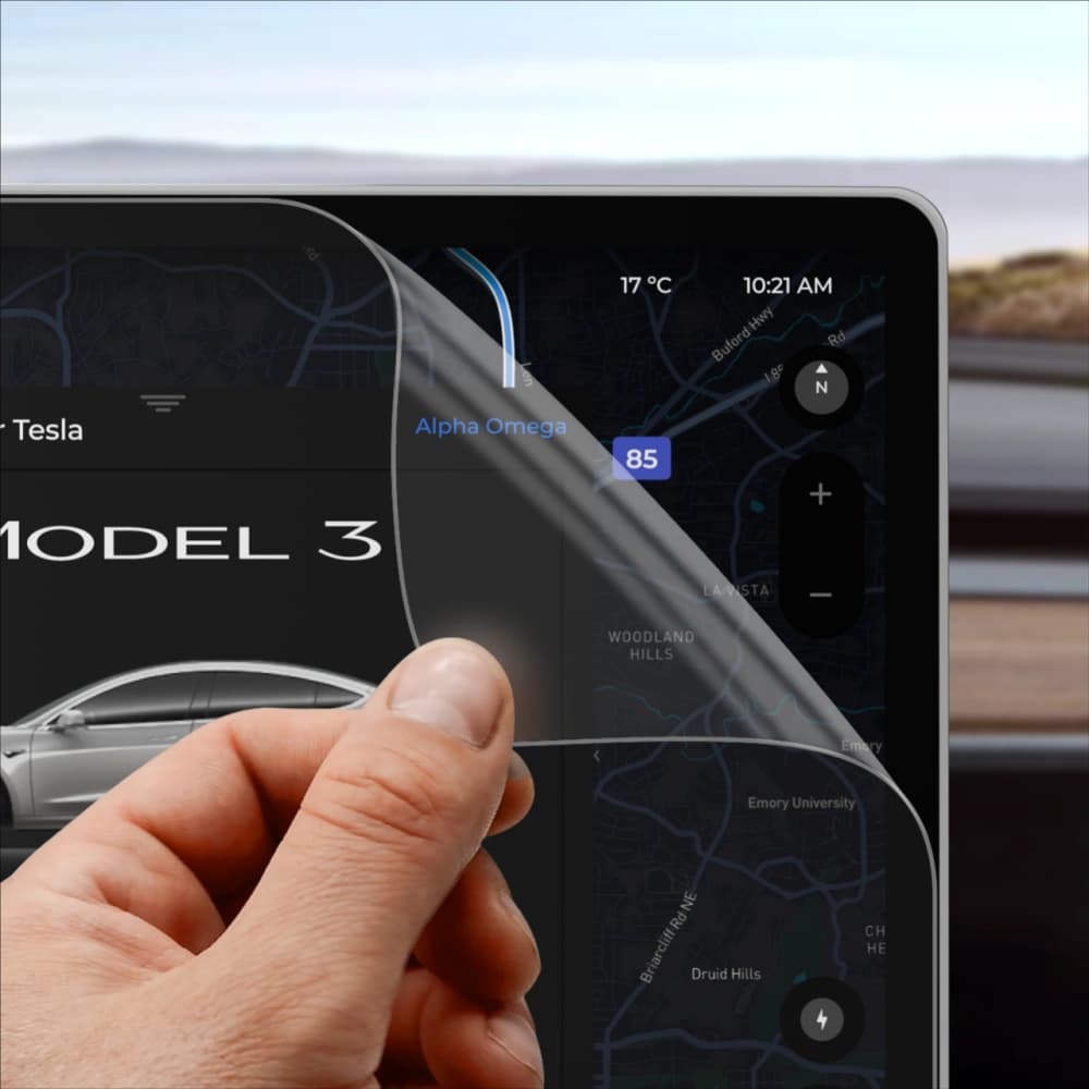 Fólie matná GrizzGlass MatteScreen Easy pro Tesla Model 3 2017-2024 - 6