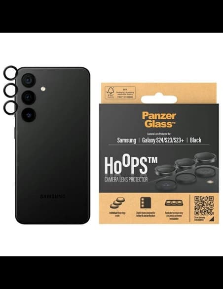 Objektív védő üveg PanzerGlass Hoops Camera Samsung Galaxy S24 fekete/black