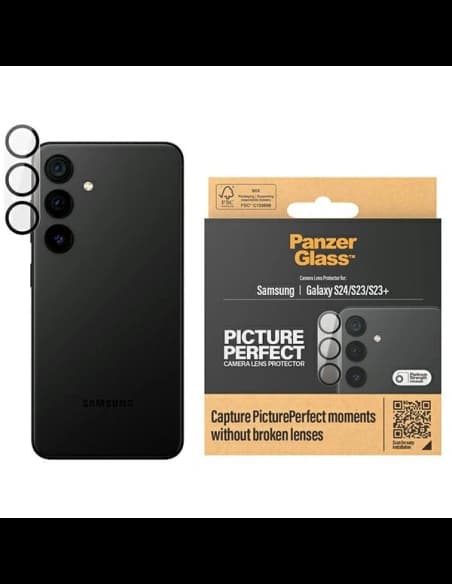 Törhetetlen üveg a PanzerGlass Picture Perfect Samsung Galaxy S24 fényképezőgép lencséjére
