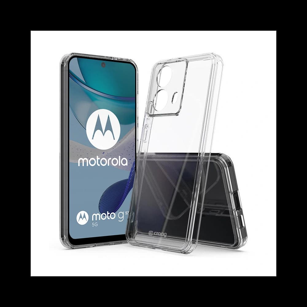 Case Crong Crystal Shield Cover Motorola Moto G53 transparent