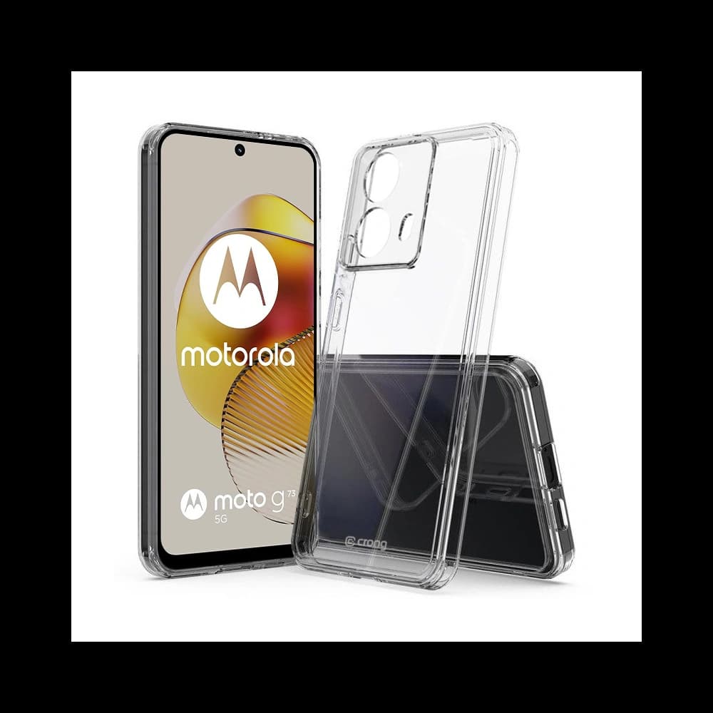 Case Crong Crystal Shield Cover Motorola Moto G73 transparent - 1