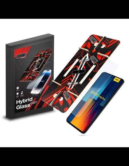GrizzGlass HybridGlass Easy pentru Xiaomi POCO M6 Pro 4G