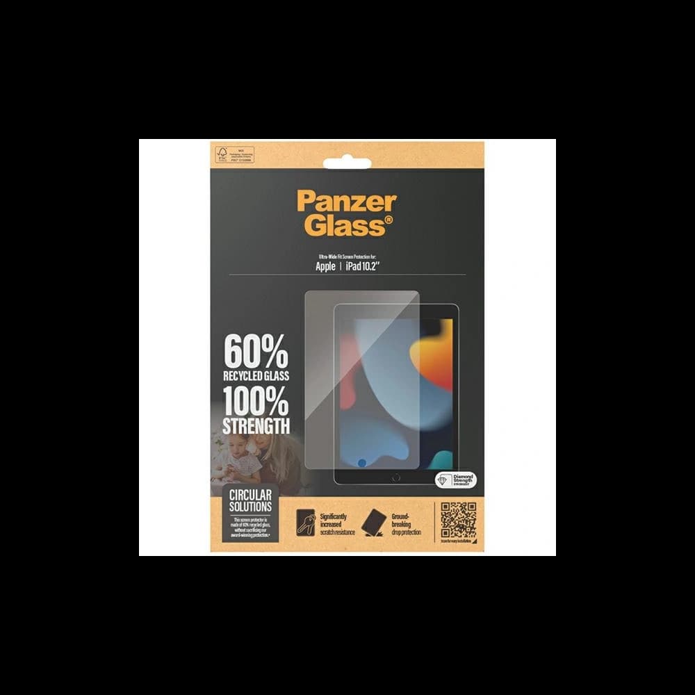 Gehärtetes Glas PanzerGlass Ultra-Wide Fit Apple iPad 10.2 2019/2020/2021 (7., 8. und 9. Generation) - 4