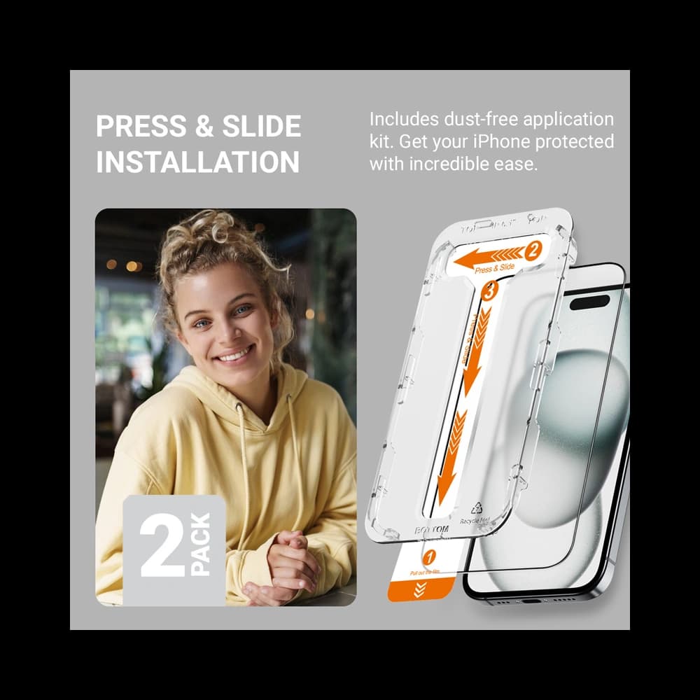 Crong EasyShield Apple iPhone 15 Pro Max [2 PACK] - 3