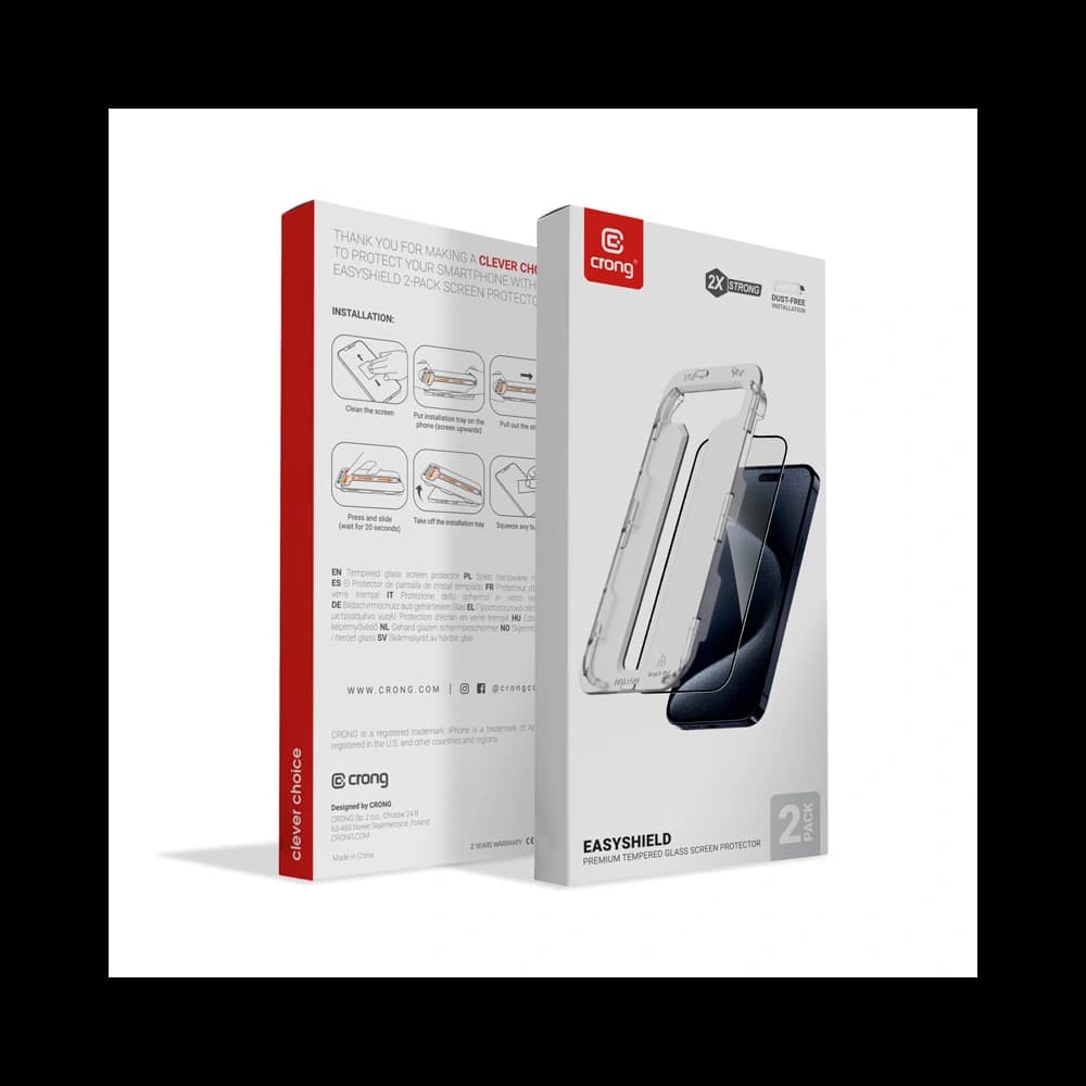 Crong EasyShield Apple iPhone 15 Pro Max [2 PACK] - 6