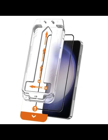 Gehärtetes Glas Crong EasyShield Samsung Galaxy S24 [2 PACK]