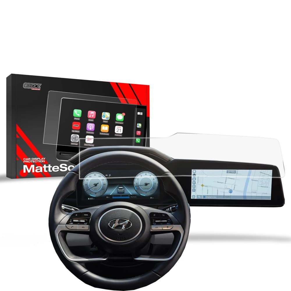 Matte GrizzGlass CarDisplay Protection Hyundai Elantra 10,25" 2020-2025 - 1