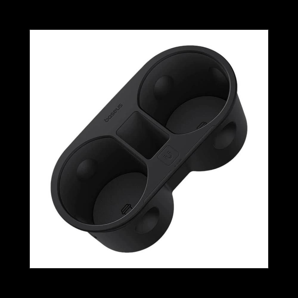 Baseus T-Space cup holder for Tesla black - 3