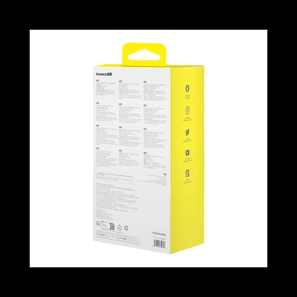 Baseus T-Space cup holder for Tesla black - 7