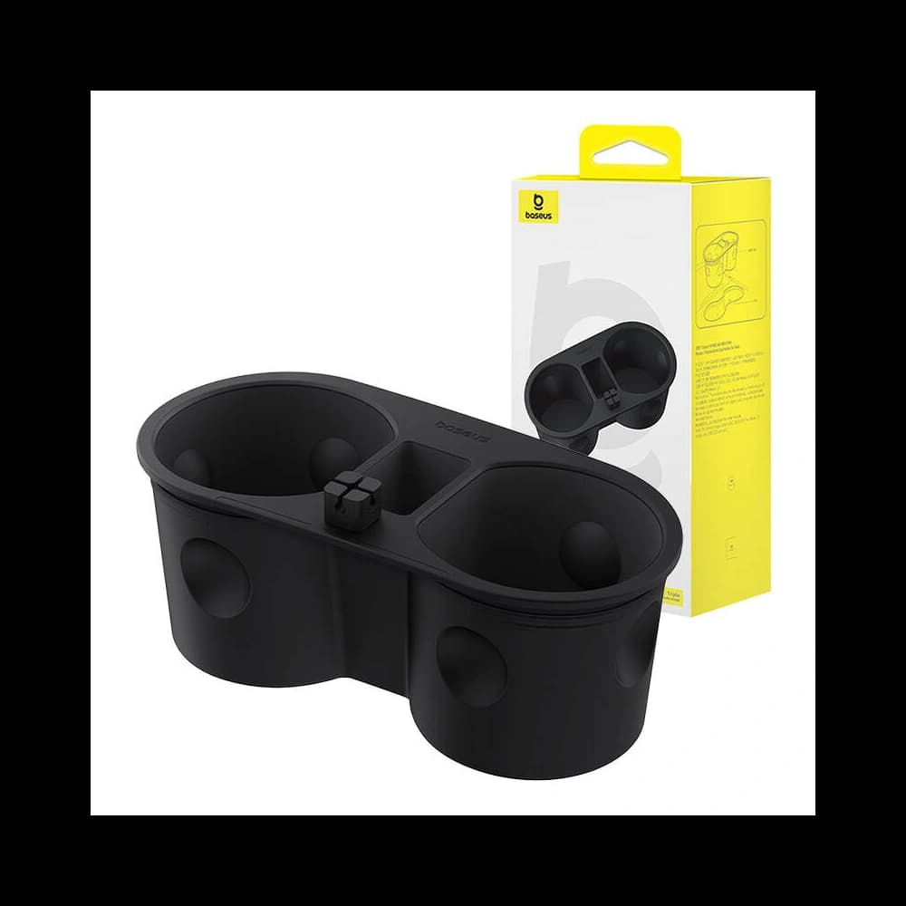 Baseus T-Space cup holder for Tesla black - 8