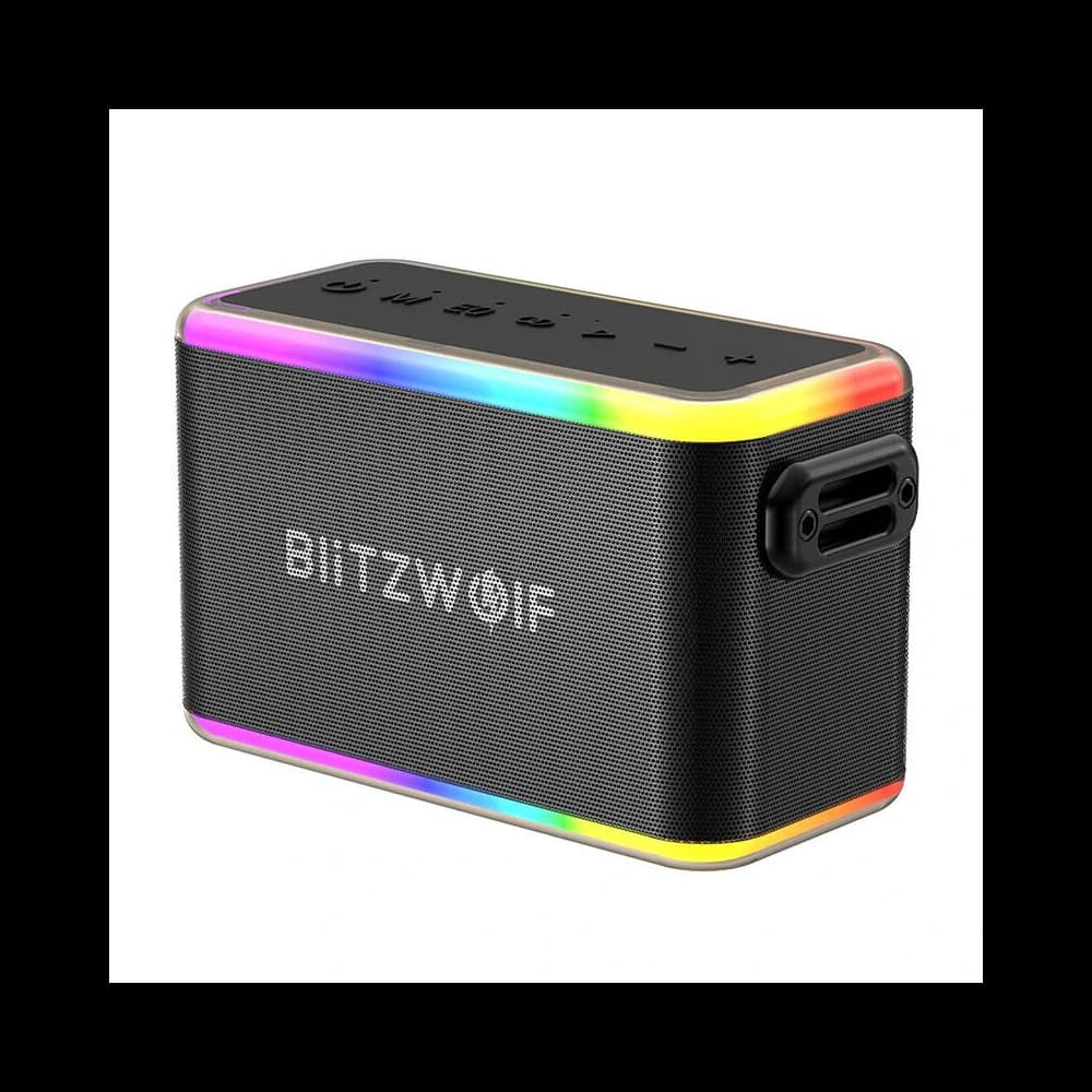 Bluetooth 5.0 vezeték nélküli hangszóró Blitzwolf BW-WA6 RGB 80W - 1