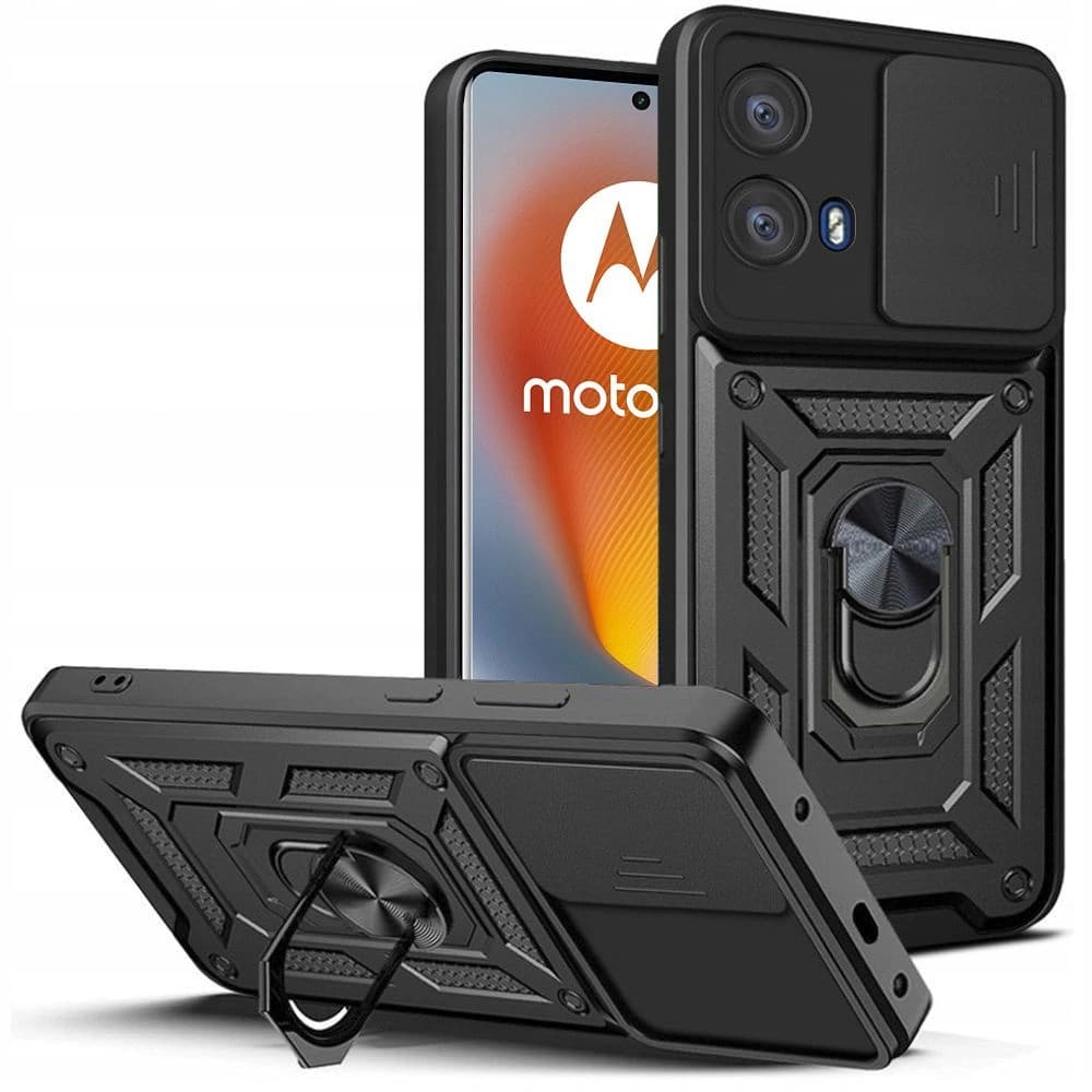 Case Tech-Protect CamShield Pro Motorola Edge 50 Fusion 5G Schwarz