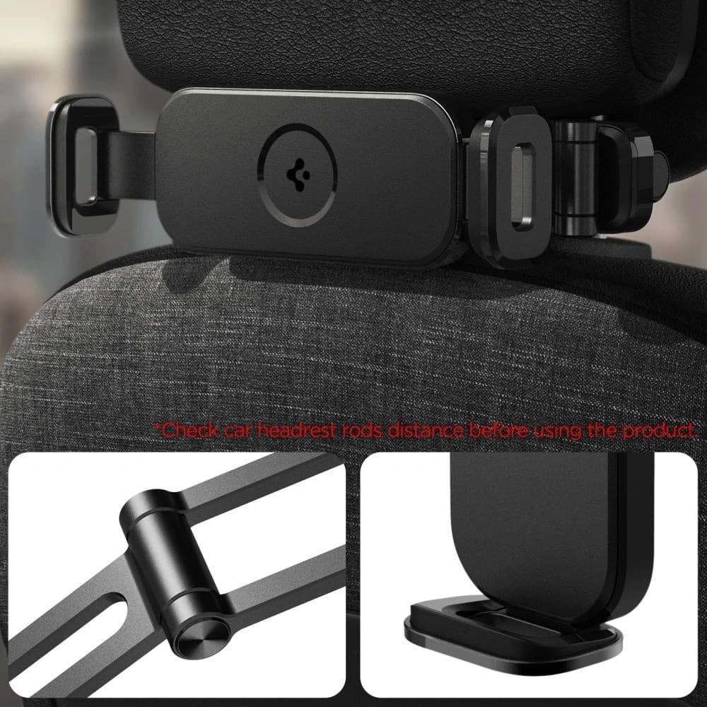 Uchwyt pe tetiera Spigen OneTap UTS45 Universal Headrest Car Mount Black - 12