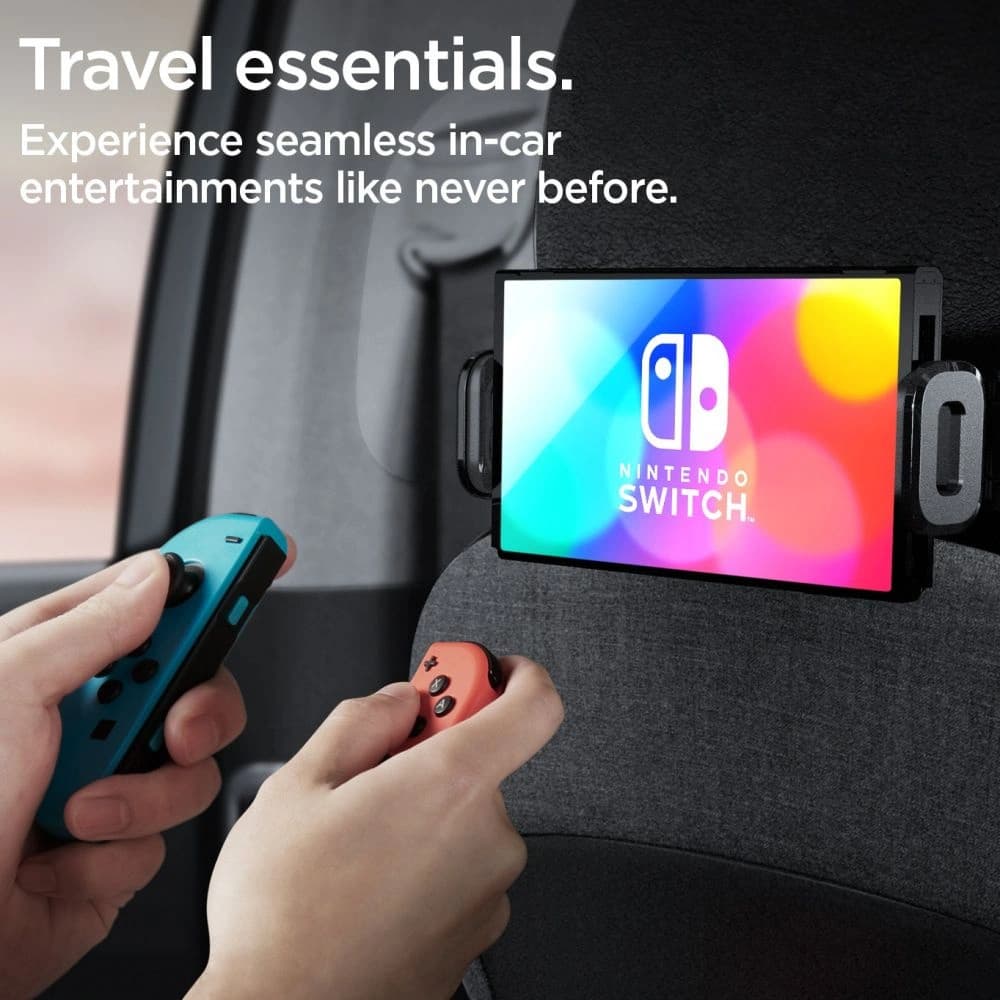 Uchwyt pe tetiera Spigen OneTap UTS45 Universal Headrest Car Mount Black - 14