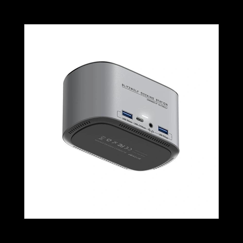 Dokovací stanice 14v1 Blitzwolf BW-TH12 DC, 4xUSB-A 3.0, 3xUSB-C, M.2 SATA 3.0 SSD, 2xHDMI, DP, RJ45, jack 3.5mm - 4
