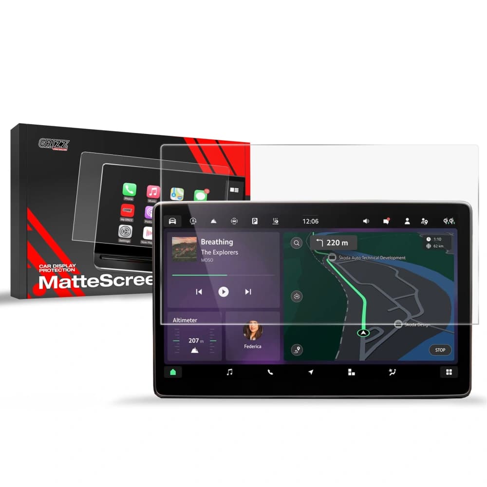 Folia matowa GrizzGlass CarDisplay Protection do Skoda Octavia 4 13" 2024-2025 - 1