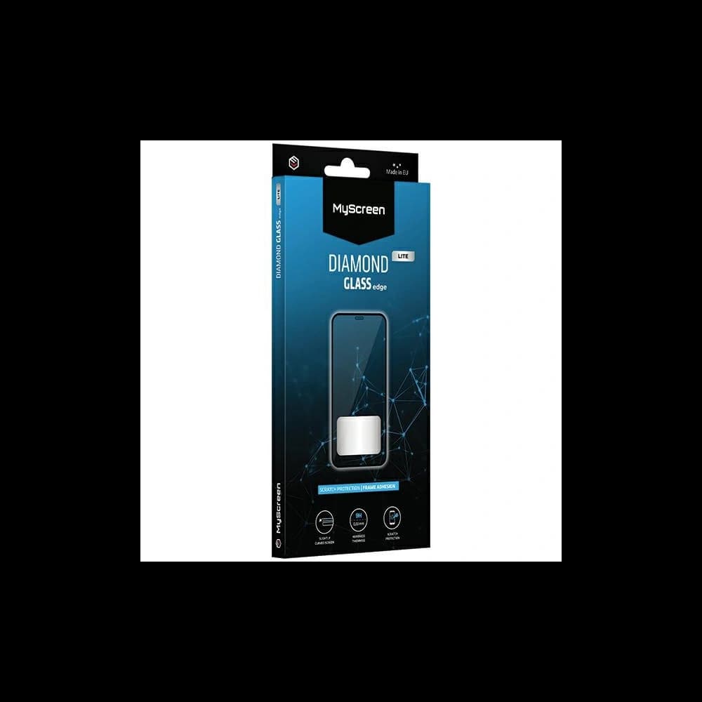 Sticlă securizată MyScreen Diamond Glass Edge Lite FG Apple iPhone 16 Plus negru/black