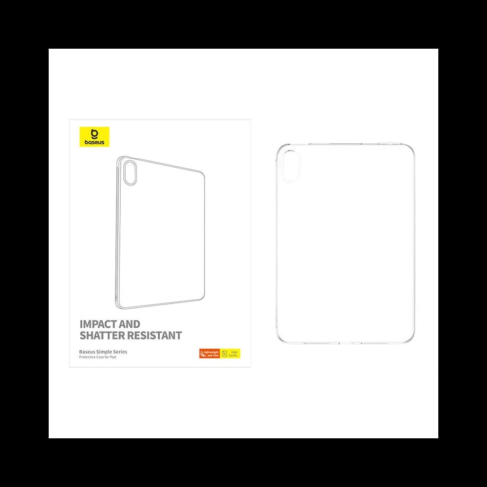 Etui Baseus Simple Apple iPad mini 8.3" 2021 (6. generace) průhledné - 4