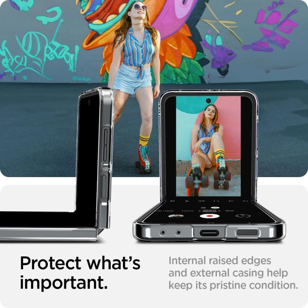 Etui Spigen Airskin Samsung Galaxy Z Flip 6 / 7 FE Crystal Clear - 14