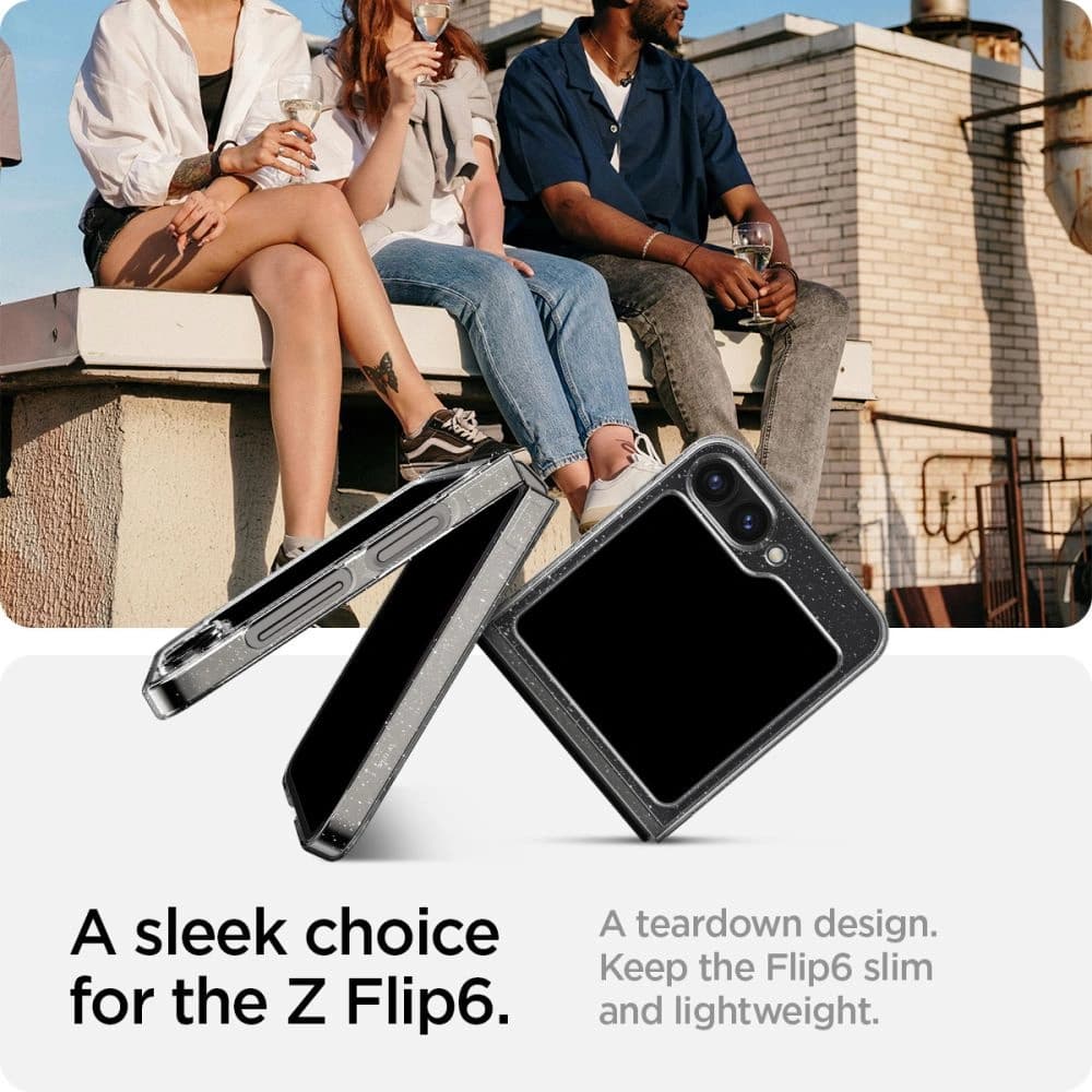 Etui Spigen Airskin Samsung Galaxy Z Flip 6 / 7 FE Glitter Crystal - 14