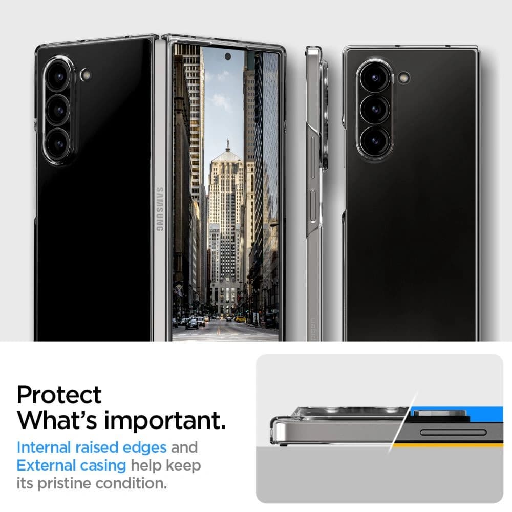 Spigen Airskin Samsung Galaxy Z Fold 6 Crystal Clear - 13