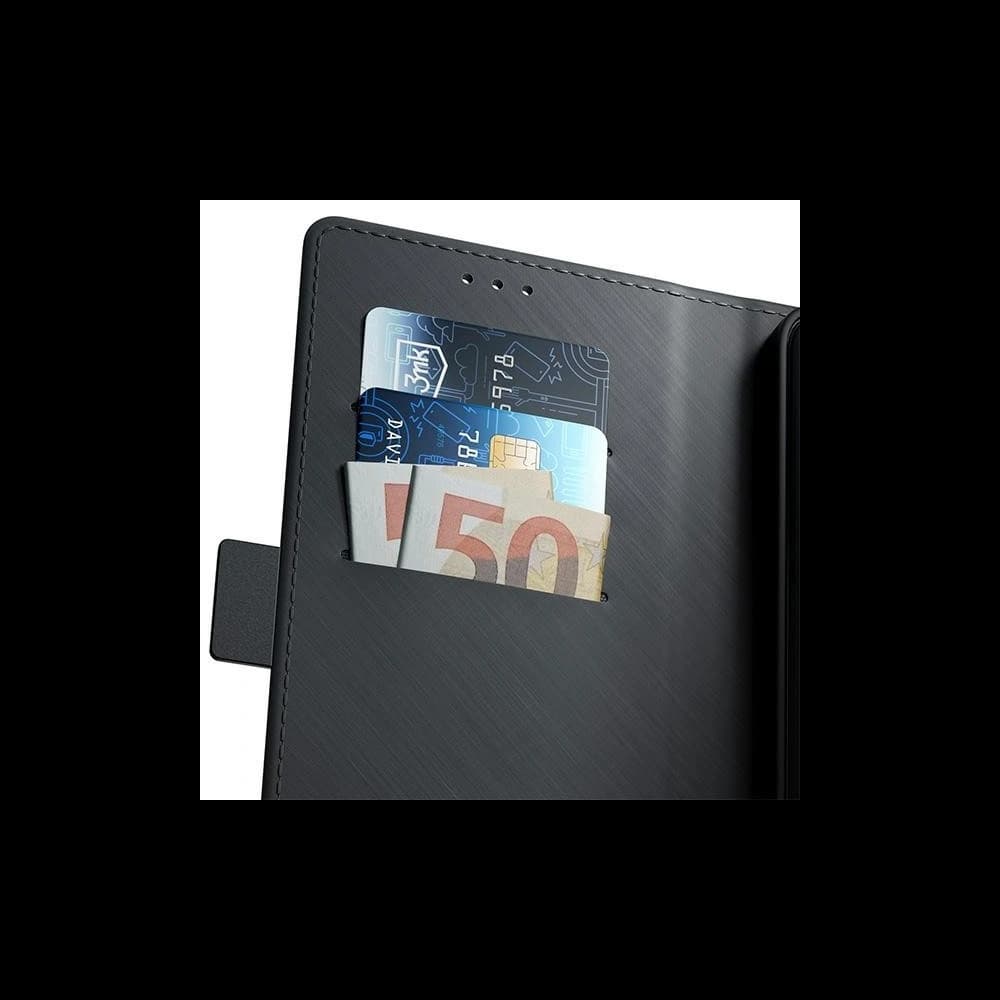 Etui cu clapetă 3MK Wallet Case Realme C35 negru/black - 8