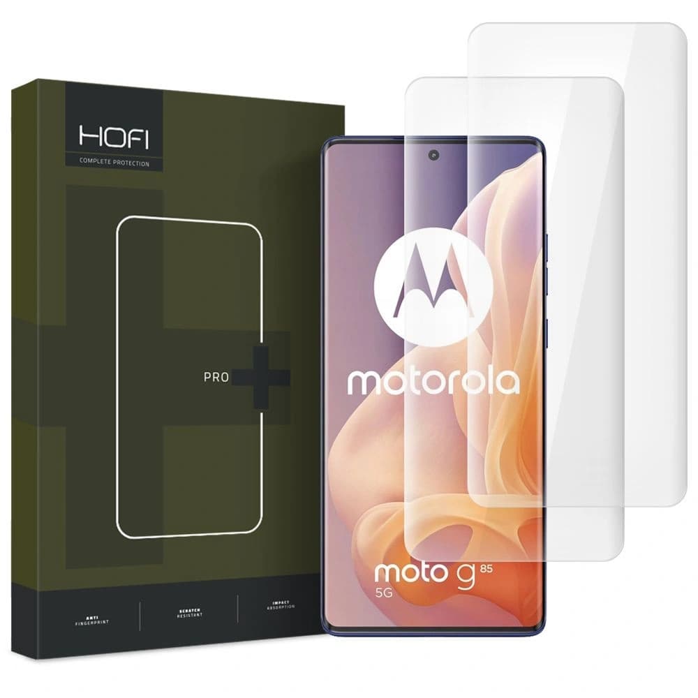 Hofi UV Glass Pro+ Motorola Moto G85 5G Clear [2 PACK] - 1