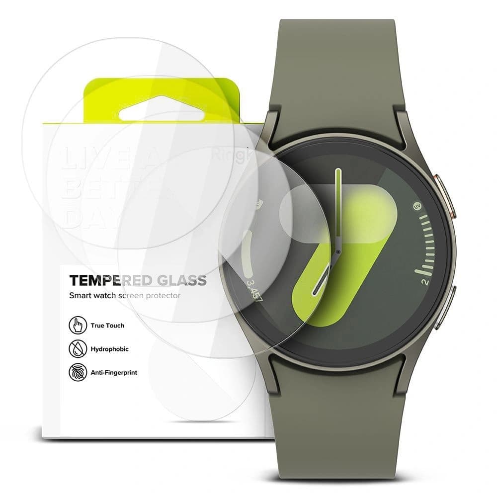 Tvrzené sklo Ringke Tempered Glass Samsung Galaxy Watch 4 / 5 / 6 / 7 44mm Clear [4 PACK] - 1