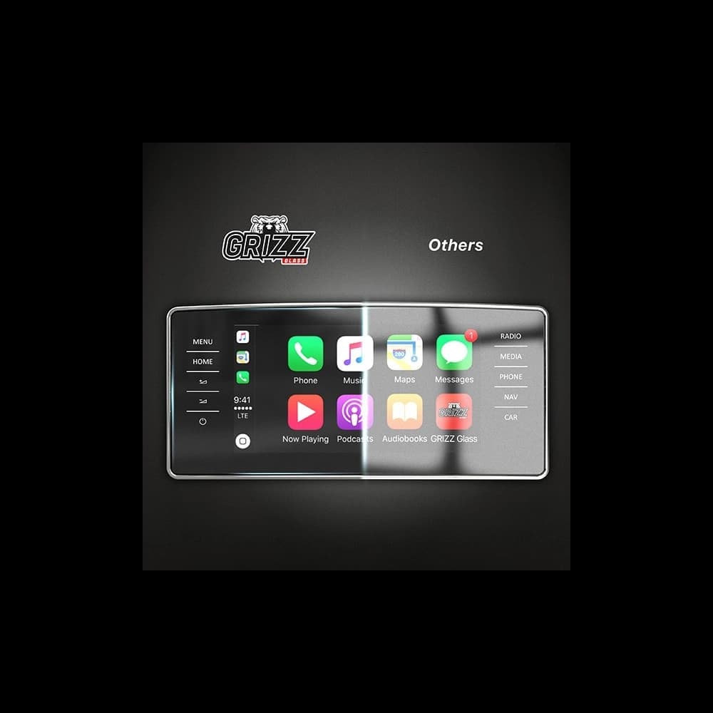 Matte GrizzGlass CarDisplay Protection Skoda Octavia 4 10" Facelift (2024-2025) [2in1] - 2