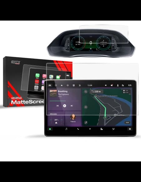 Folia matowa GrizzGlass CarDisplay Protection do Skoda Octavia 4 13" 2024-2025 [2w1]