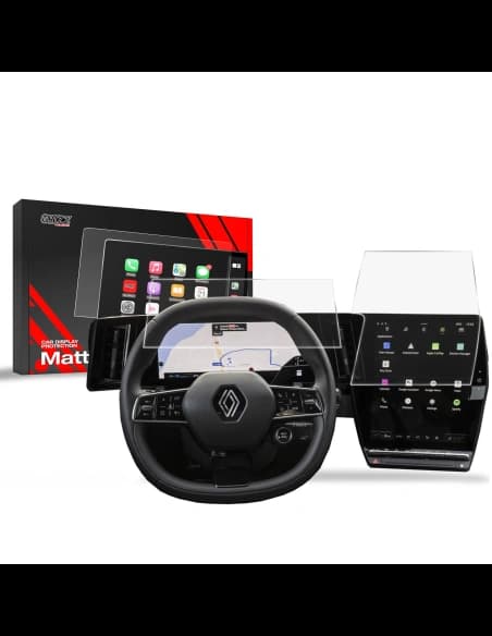 Matte GrizzGlass CarDisplay Protection Renault Espace 12" 2024-2025 [2in1]