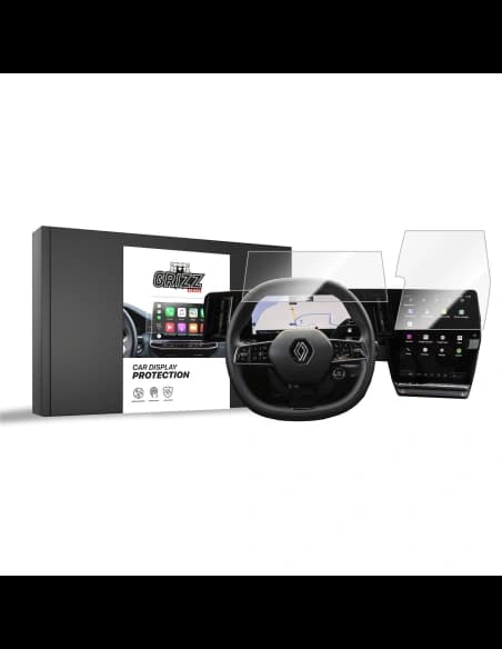 Ceramic GrizzGlass CarDisplay Protection Renault Espace 12" 2024-2025 [2in1]