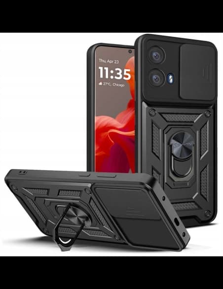 Case Tech-Protect CamShield Pro Motorola Moto G85 5G Schwarz