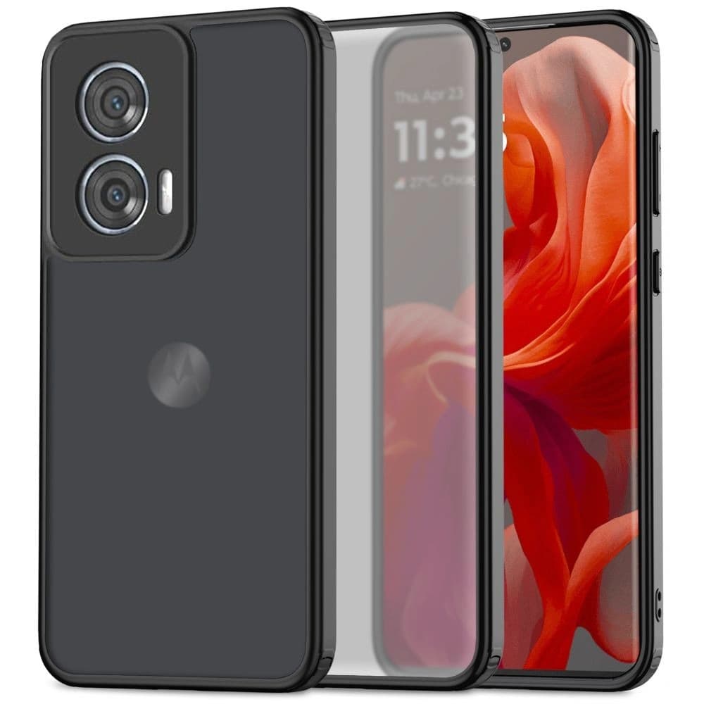 Etui Tech-Protect MagMat Motorola Moto G85 5G Matná Černá - 1