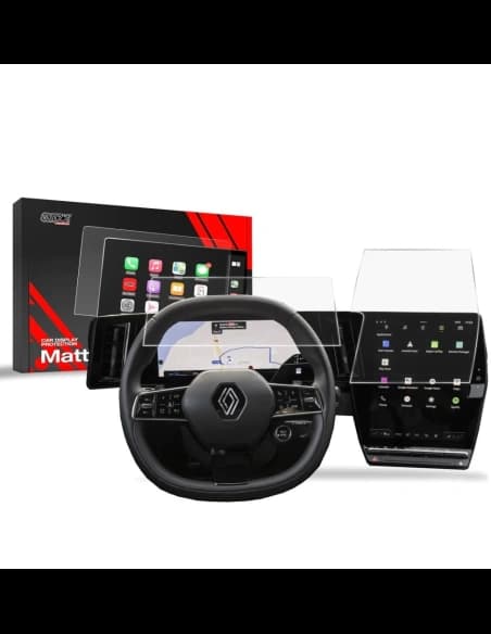 Matte GrizzGlass CarDisplay Protection Renault Scenic E-Tech 12" 2024-2025 [2in1]