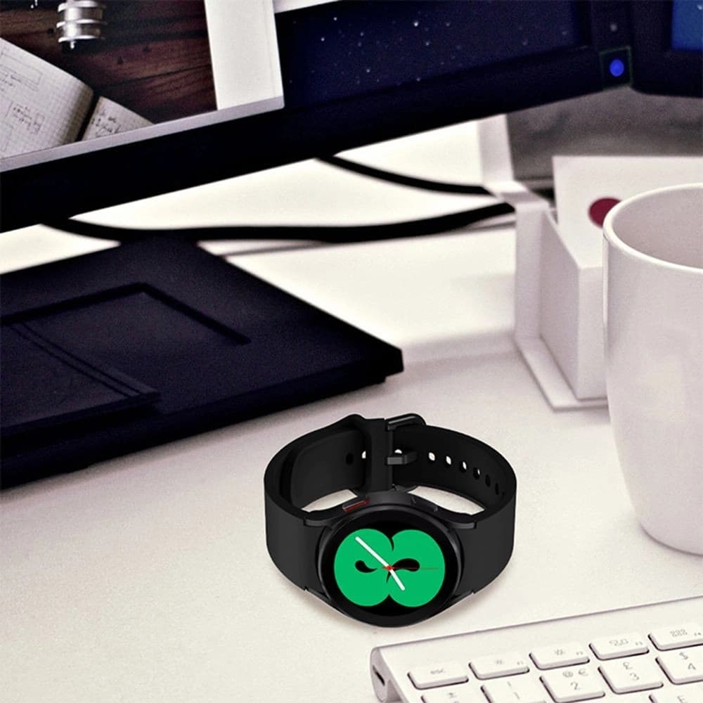 Pasek Tech-Protect szilikon Samsung Galaxy Watch 4/5/5 Pro/6/7/FE fekete - 3