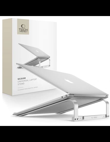 Podest Tech-Protect ULS100 Universal Laptop Stand Silber