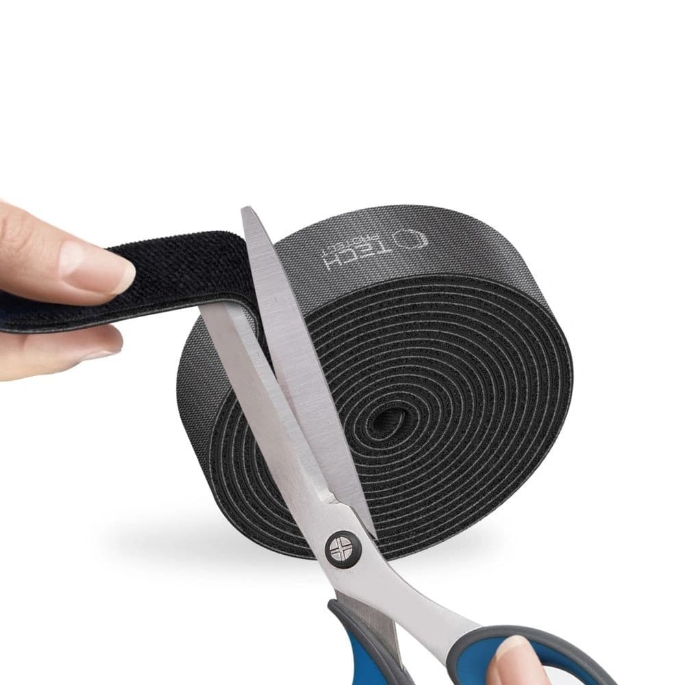 Organizer na kable Tech-Protect Velcro Cable Organizer 300cm Black - 2