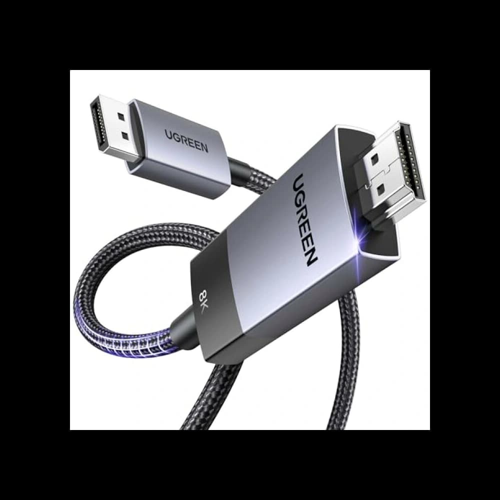 Kabel UGREEN DP115 DisplayPort / HDMI 8K60Hz, 2m černý - 2
