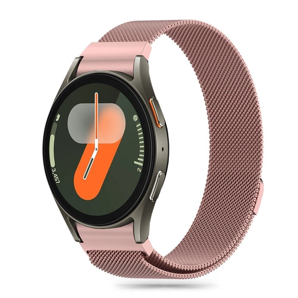 Pásek Tech-Protect MilaneseBand Samsung Galaxy Watch 4/5/5 Pro/6/7/FE Růžové zlato