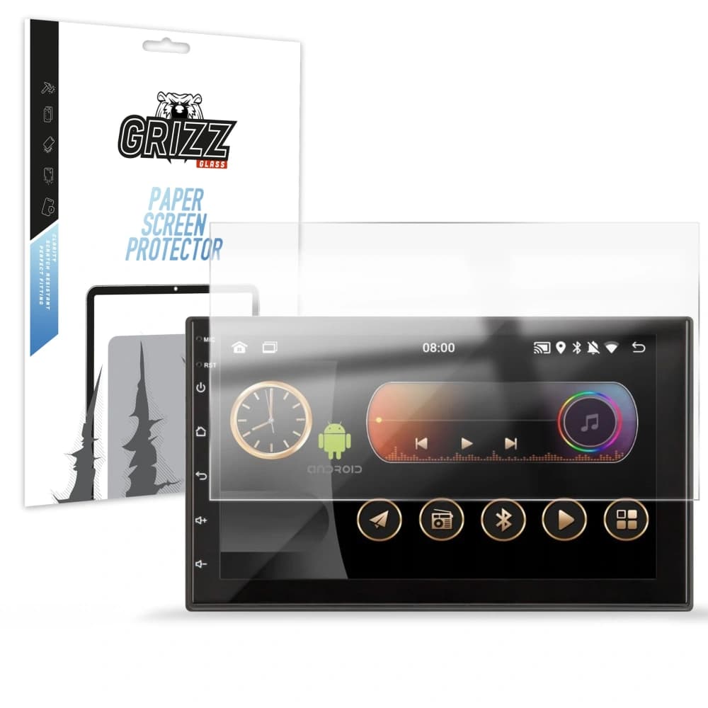 Matte GrizzGlass CarDisplay Protection Android Radio 7" 2 DIN - 1