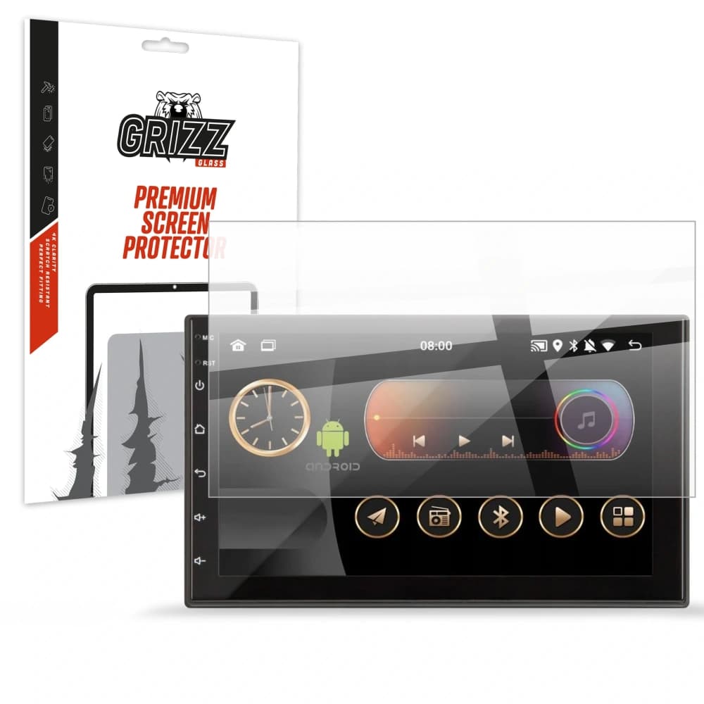 GrizzGlass CeramicFilm pentru Android 7" 2 DIN radio auto - 1