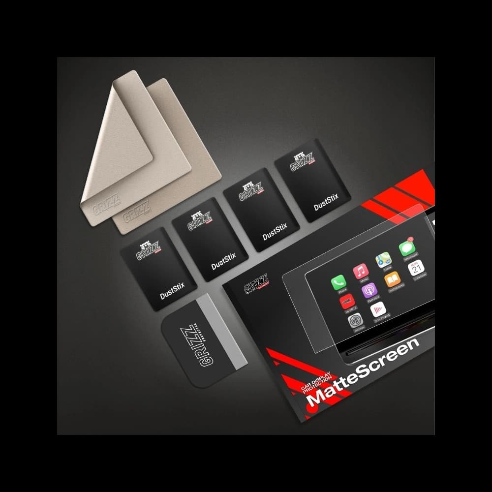 Matte GrizzGlass CarDisplay Protection Android Radio DJKD 9" - 8
