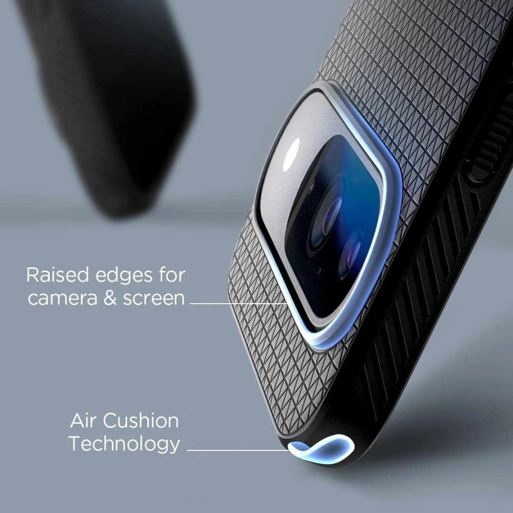 Case Spigen Liquid Air Google Pixel 9 / 9 Pro Matte Black - 11