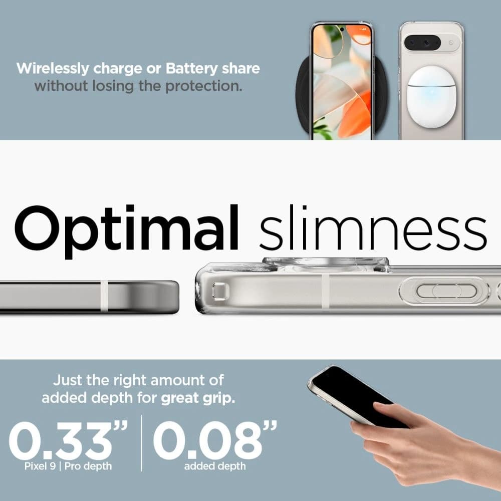 Case Spigen Ultra Hybrid Google Pixel 9 / 9 Pro Crystal Clear - 19