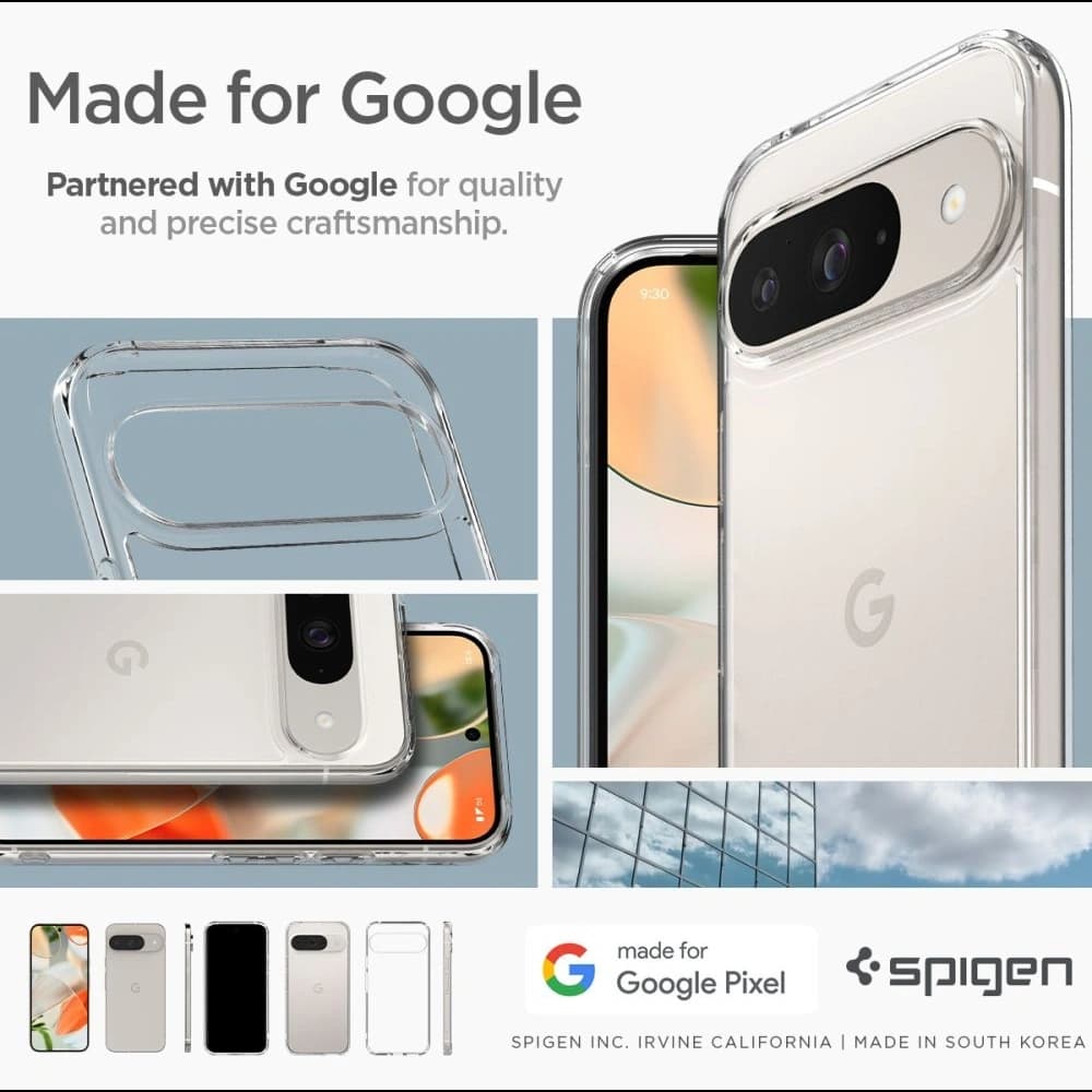Case Spigen Ultra Hybrid Google Pixel 9 / 9 Pro Crystal Clear - 20