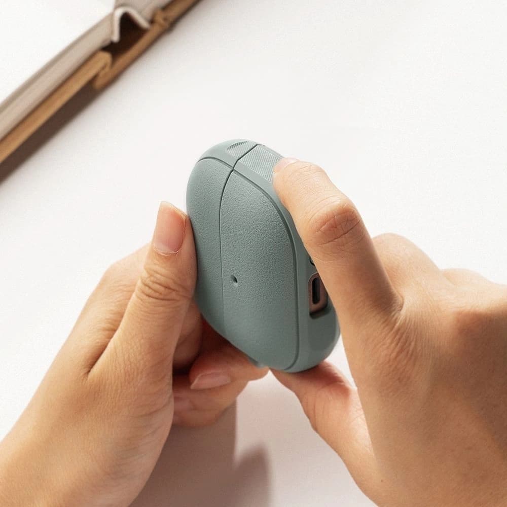 Ringke Samsung Tasche Onyx Magnetic MagSafe Galaxy Buds 3 / 3 Pro Salbei Grün - 4